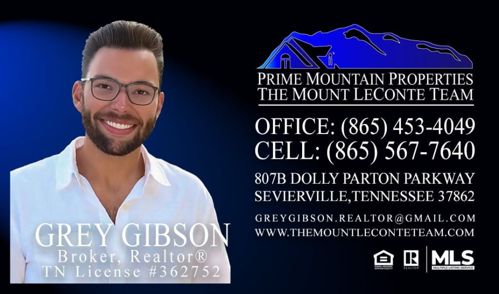 Grey Gibson Realtor Top Sevier County Real Estate Agent The Mount LeConte Team